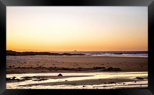  Gold and Silver Sunset Framed Print by Naylor's Photography