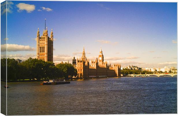 Houses of Parliament Canvas Print by Chris Day