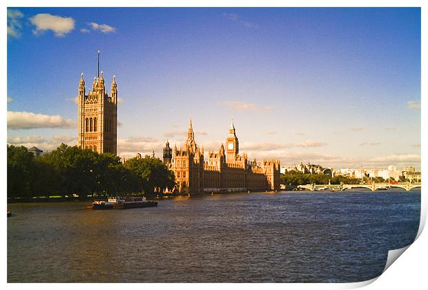 Houses of Parliament Print by Chris Day