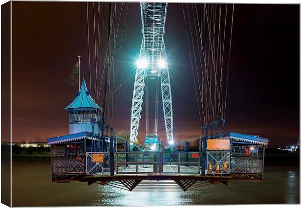  The Cage, Transporter Bridge, Newport Canvas Print by Dean Merry
