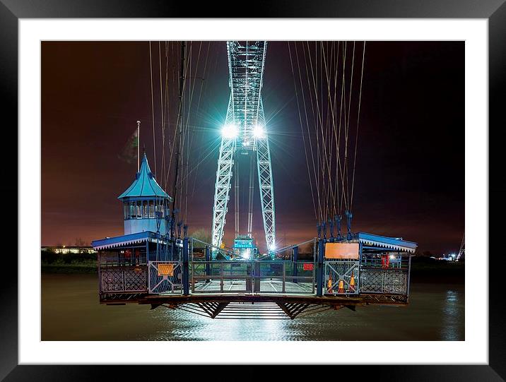  The Cage, Transporter Bridge, Newport Framed Mounted Print by Dean Merry