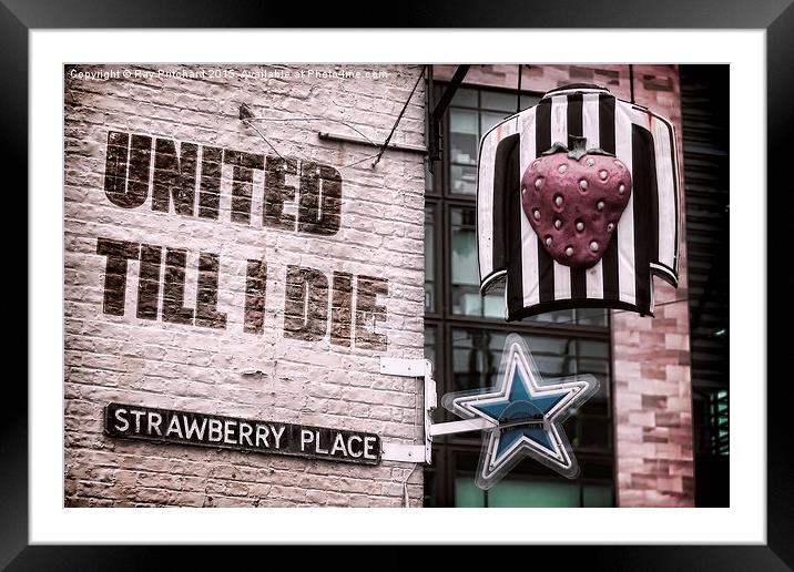  United Till I Die Framed Mounted Print by Ray Pritchard