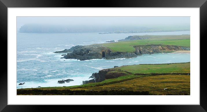Ireland Coast Framed Mounted Print by Gö Vān