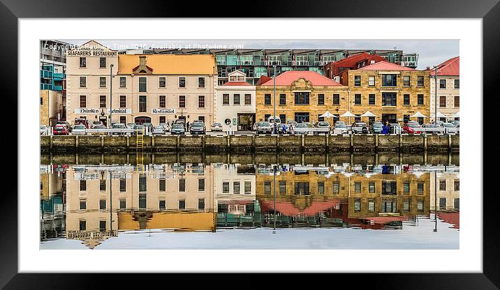  Hobart reflections Framed Mounted Print by Pauline Tims