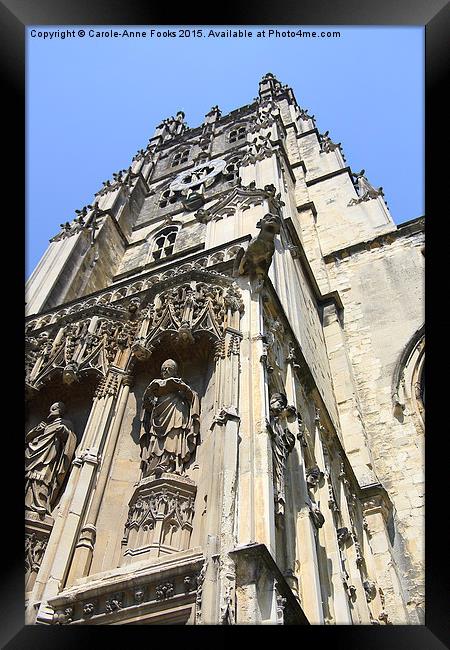  Tower, Canterbury Cathedral Framed Print by Carole-Anne Fooks