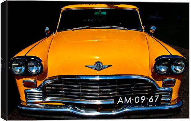  TAXI Canvas Print by Bruce Glasser