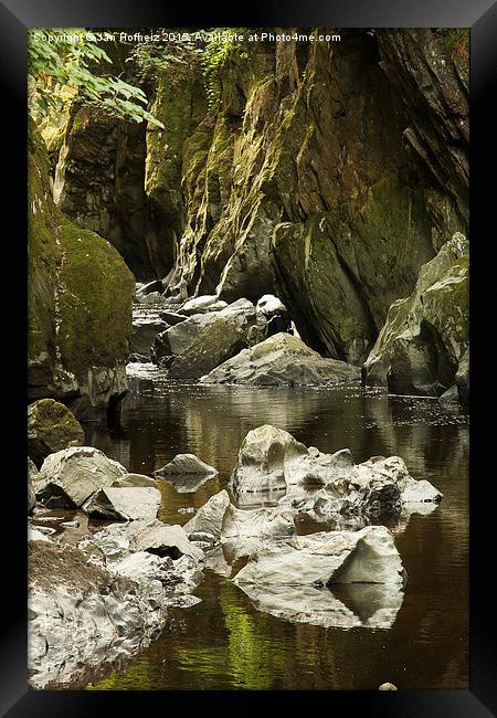  Fairy Glen, Betws Y Coed, Snowdonia National Park Framed Print by Jan Hofheiz