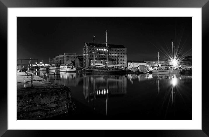  Gloucester Quays  Framed Mounted Print by Dean Merry