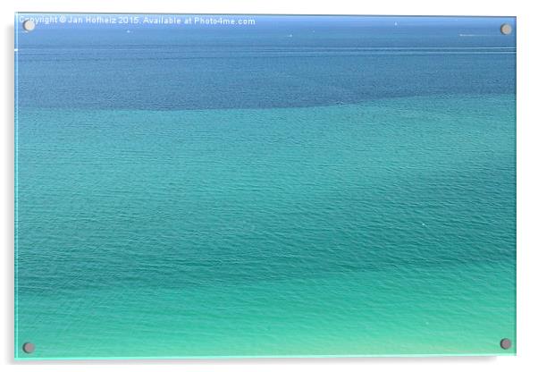 Florida Ocean 1 Acrylic by Jan Hofheiz