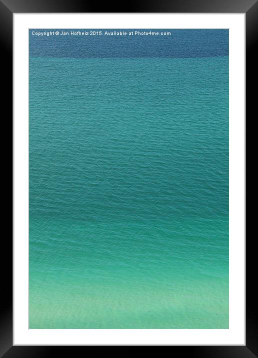  Miami Ocean 2 Framed Mounted Print by Jan Hofheiz