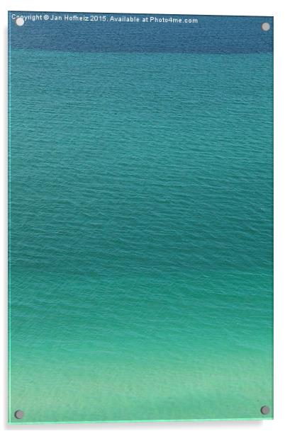  Miami Ocean 2 Acrylic by Jan Hofheiz