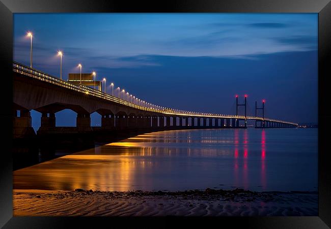 Second Severn Crossing Framed Print by Dean Merry