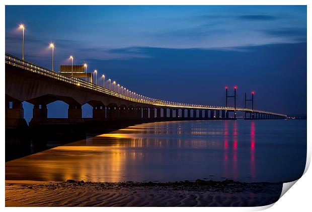 Second Severn Crossing Print by Dean Merry