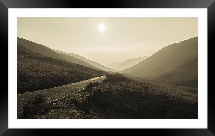  Welsh Mountain Road Framed Mounted Print by Dean Merry