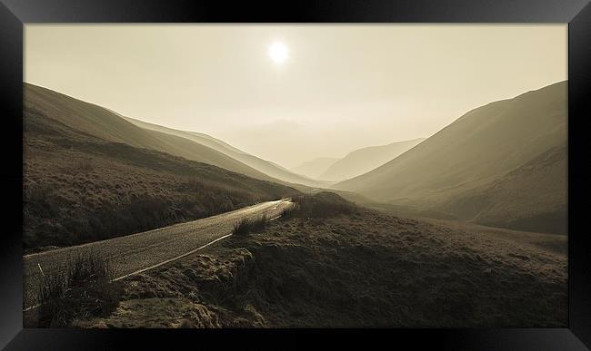  Welsh Mountain Road Framed Print by Dean Merry