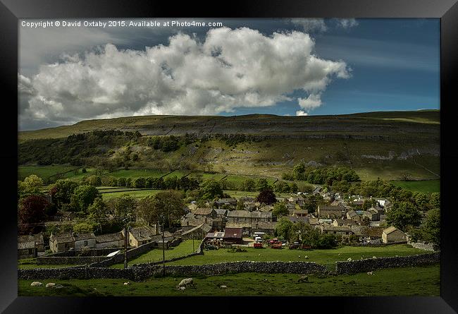  Overlooking Kettlewell Framed Print by David Oxtaby  ARPS