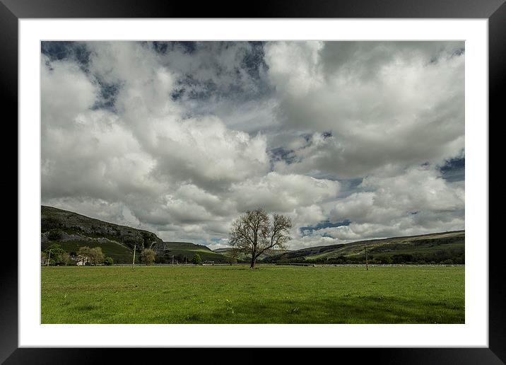  Kilnsey Crag Framed Mounted Print by David Oxtaby  ARPS