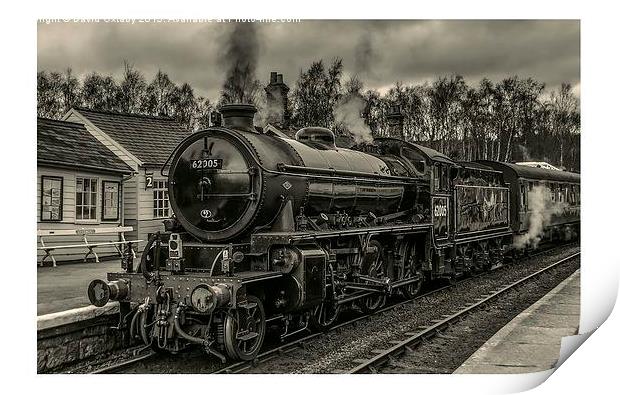  62005 at Grosmont Station Print by David Oxtaby  ARPS