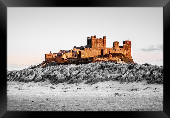 The Colourful Bamburgh Castle Framed Print by Naylor's Photography