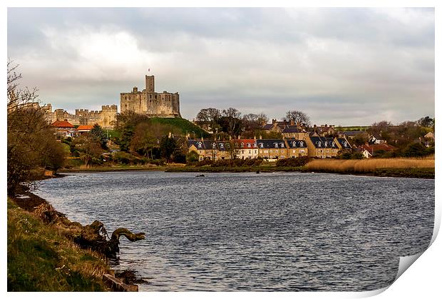 Warkworth and the banks of the Coquet river Print by Naylor's Photography