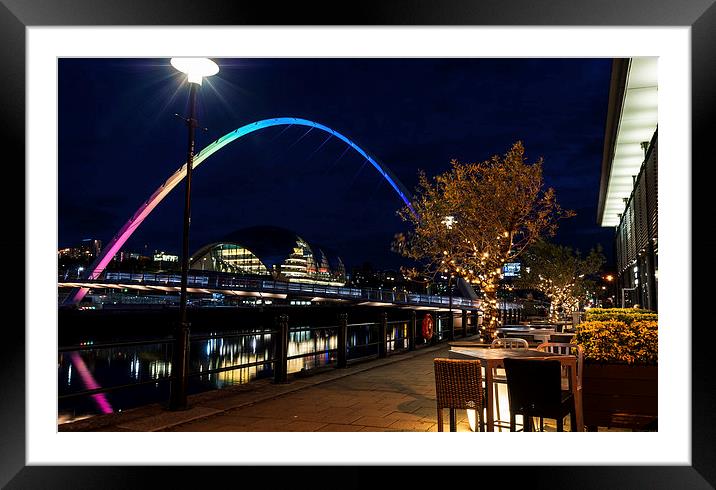 Rainbow Cafe Framed Mounted Print by Naylor's Photography