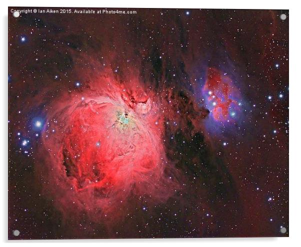  Messier 42 The Great Orion Nebula Acrylic by Ian Aiken