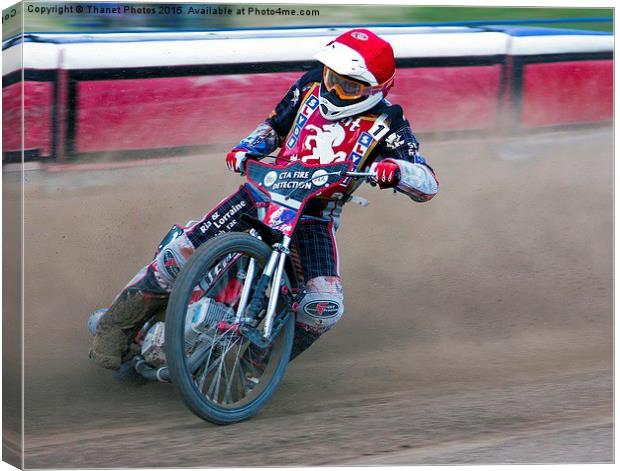  Speedway Canvas Print by Thanet Photos