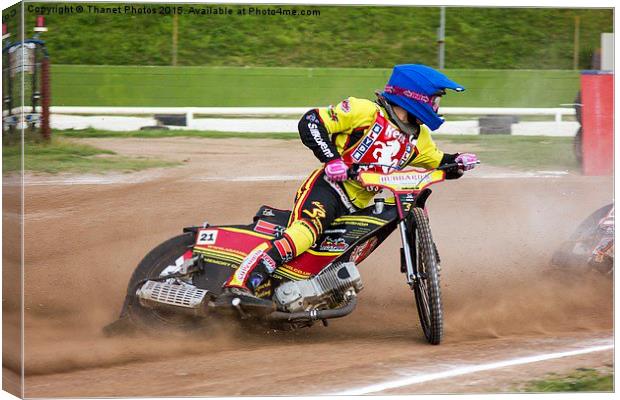 Speedway     Canvas Print by Thanet Photos