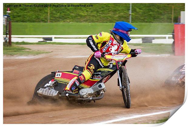Speedway     Print by Thanet Photos