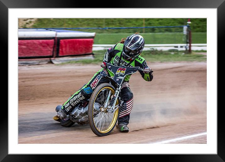  Speedway Framed Mounted Print by Thanet Photos