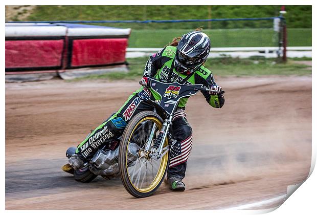 Speedway Print by Thanet Photos