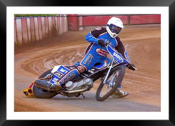 Speedway Framed Mounted Print by Thanet Photos