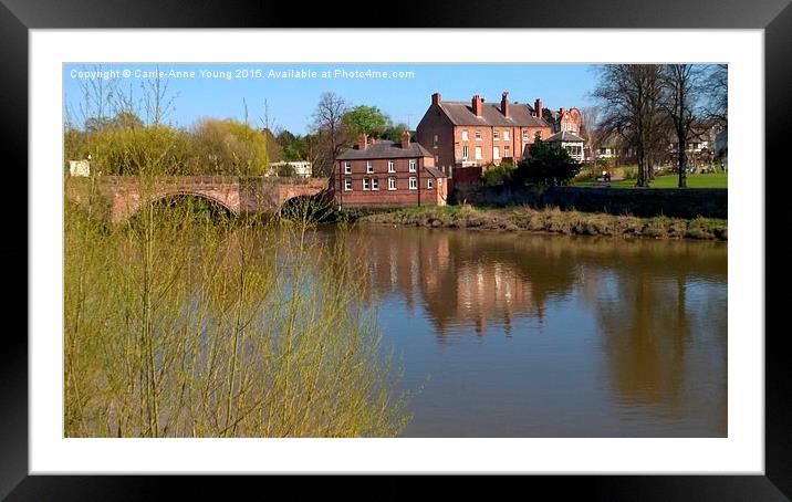  Chester river scene Framed Mounted Print by Carrie-Anne Young