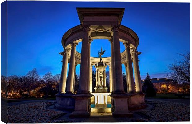 Welsh National War Memorial Canvas Print by Dean Merry