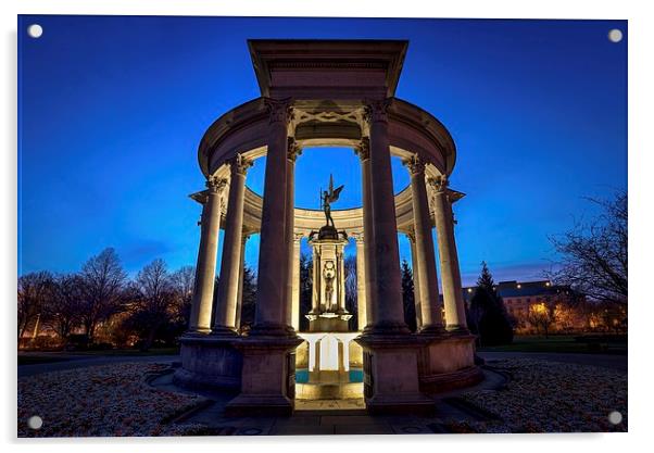 Welsh National War Memorial Acrylic by Dean Merry