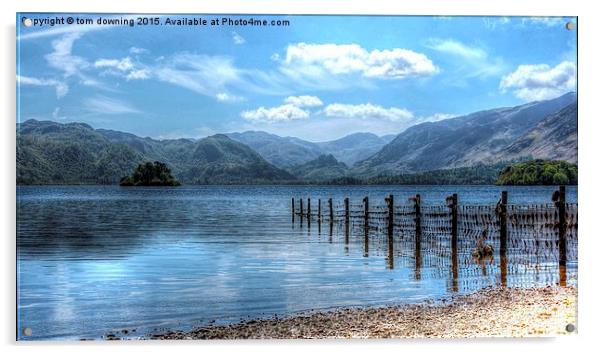  Derwent Water Acrylic by tom downing