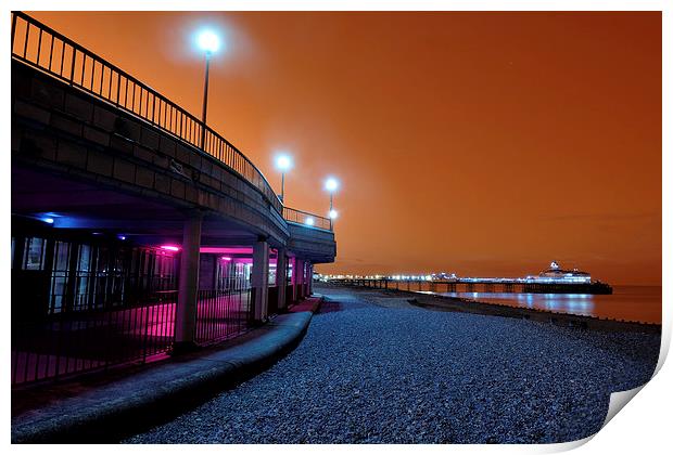  Eastbourne Pier Print by Tony Bates