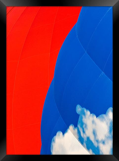 Balloon Abstract Framed Print by Brian Roscorla