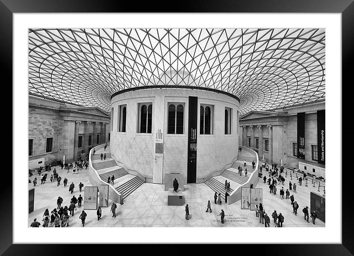  The British Museum London Classic View Framed Mounted Print by Ann McGrath