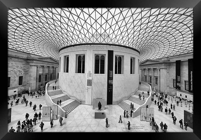  The British Museum London Classic View Framed Print by Ann McGrath