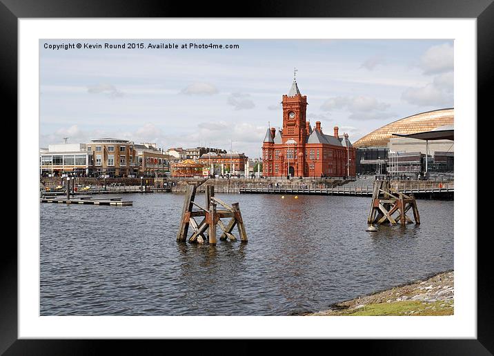 Cardiff Bay Framed Mounted Print by Kevin Round