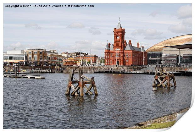 Cardiff Bay Print by Kevin Round