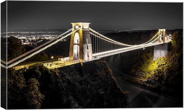  Clifton Suspension Bridge, Bristol  Canvas Print by Dean Merry