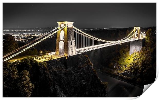  Clifton Suspension Bridge, Bristol  Print by Dean Merry