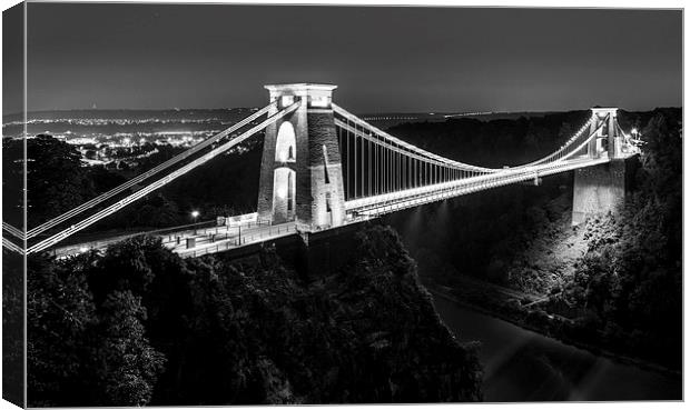  Clifton Suspension Bridge, Bristol Canvas Print by Dean Merry