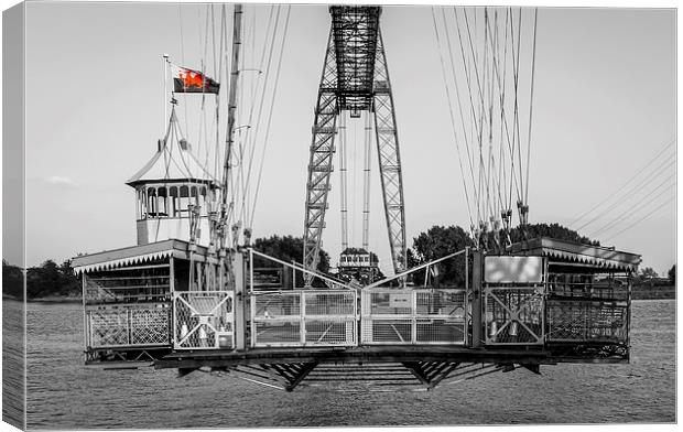   The Cage, Transporter Bridge, Newport Canvas Print by Dean Merry