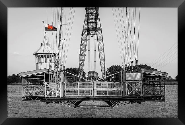   The Cage, Transporter Bridge, Newport Framed Print by Dean Merry