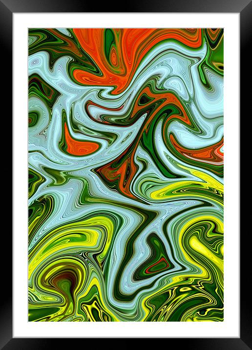 SWIRLS Framed Mounted Print by Ray Bacon LRPS CPAGB
