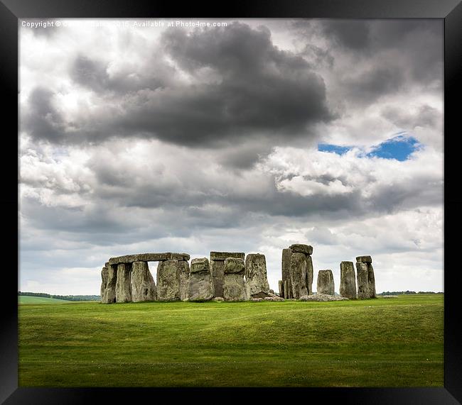  Stonehenge, England Framed Print by Carolyn Eaton