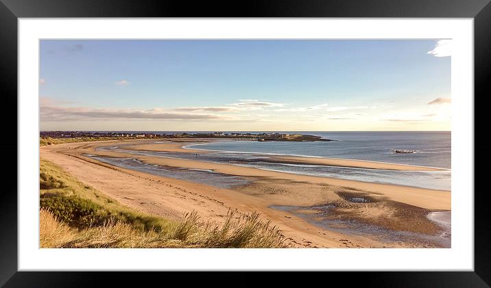  Dreamy Beadnell Bay Framed Mounted Print by Naylor's Photography